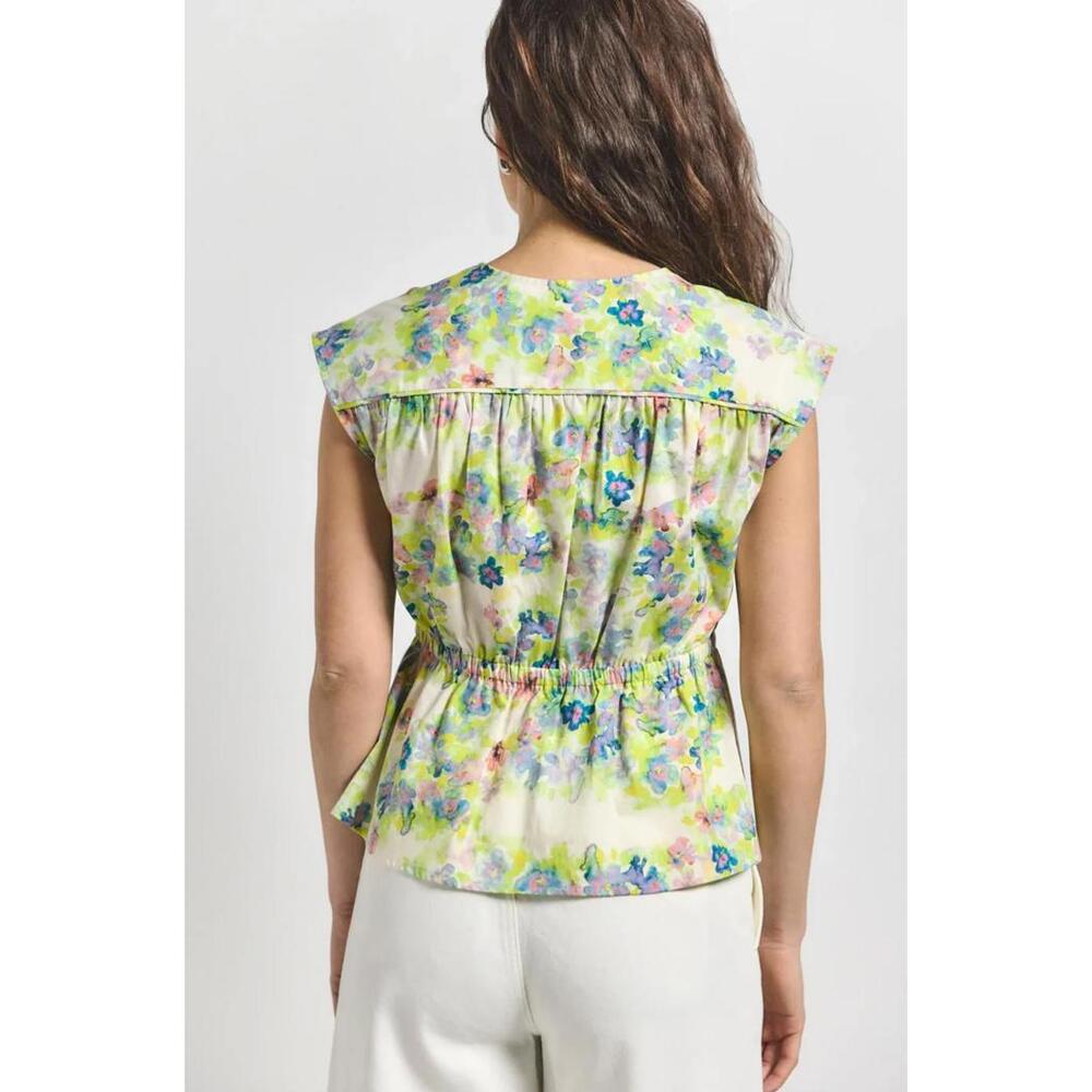 Derek Lam 10 Crosby, L, Green, Women's Sleeveless Top - Picture 2 of 6